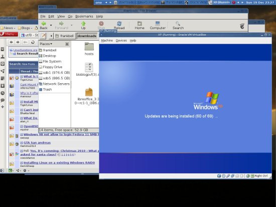 Windows XP Shutdown Virtual Box Debian Lenny