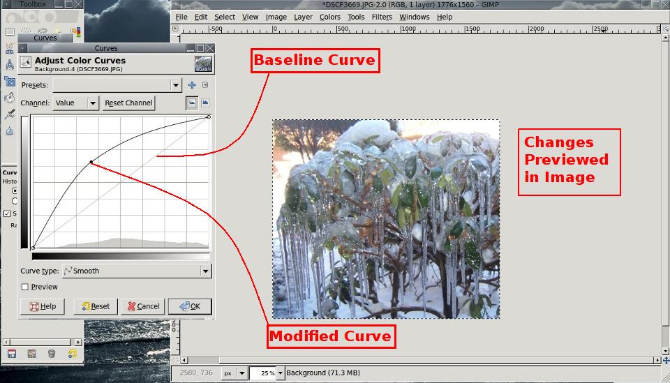 Color Curves Tool