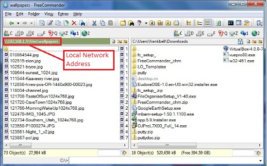Free Commander File Manager for Windows fcnetwork1 Free Commander File Manager for Windows