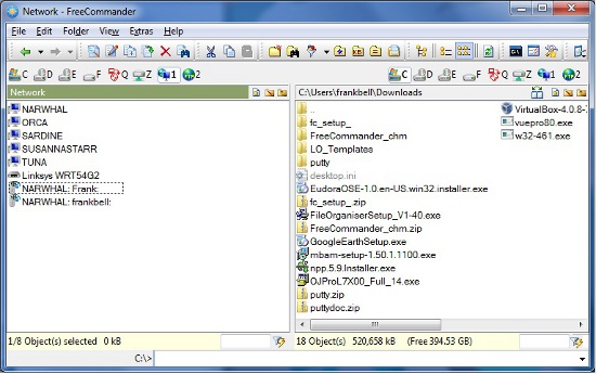 Free Commander File Manager for Windows networkview Free Commander File Manager for Windows