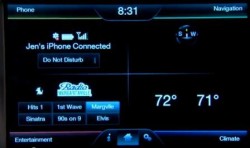 My Ford Touch Interface
