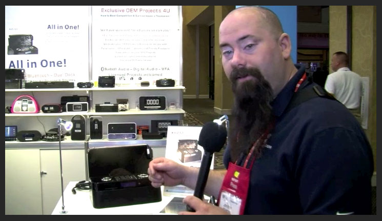 Play CES JP Panashiba Panashiba AIO 101: All in One iPhone, iPad Dock, with HDMI splitter CES 2012