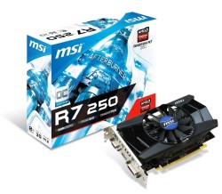 MSI R7-250 video graphics card