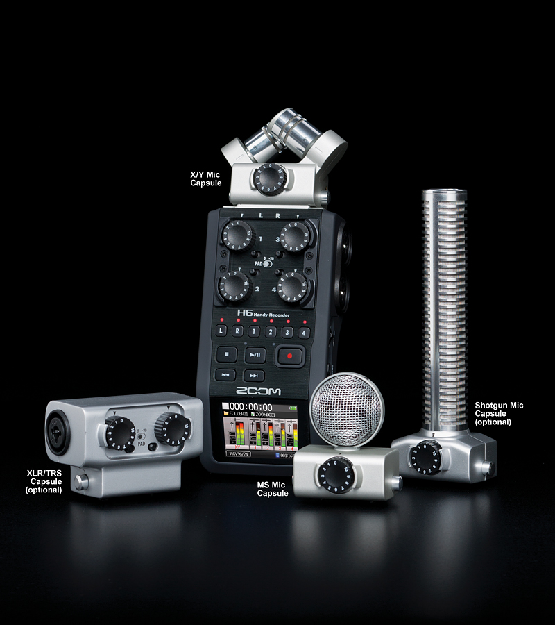 Zoom H6 Handy High Resolution Audio Recording Device NAB 2014 Geekazine