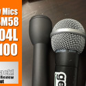 Interview Microphones: Shure SM58 vs. Audio Technica AT8004L, ATR-2100
