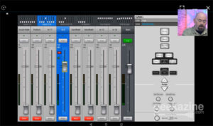QSC Touchmix Android App on Windows. 